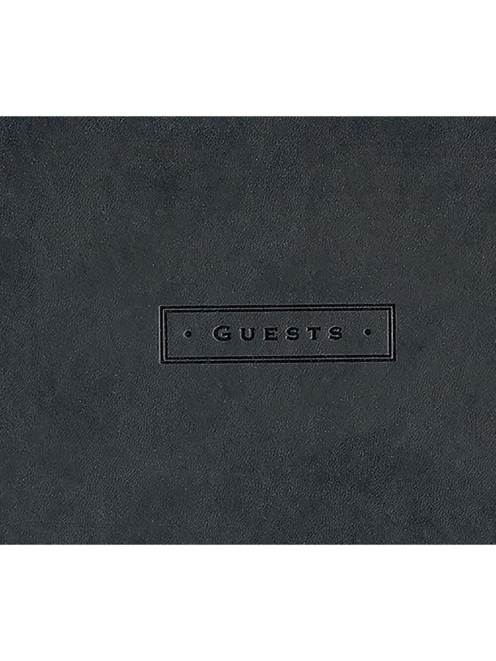 Classic Black Guest Book